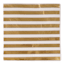 20-Count Gold & White Striped Napkins, 6.5"