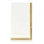 20-Count Golden Scalloped Edge Guest Napkin