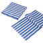 20-Count Blue & White Striped Napkins, 6.5"