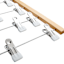 REAL SIMPLE 4-Tier Wood Skirt Hanger