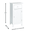 Thomas Wooden Accent Cabinet, White