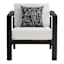 Soho Black Steel Patio Seating Chair