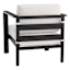 Soho Black Steel Patio Seating Chair
