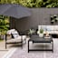 Soho Black Steel Patio Seating Chair