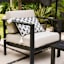 Soho Black Steel Patio Seating Chair