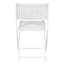 White Metal Folding Patio 3-Piece Set