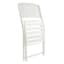 White Metal Folding Patio 3-Piece Set