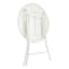 White Metal Folding Patio 3-Piece Set