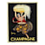 Vintage Champagne Ad Canvas Wall Art, 12x16