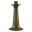 Olive Green Ceramic Taper Candle Holder, 10.5"