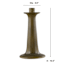 Olive Green Ceramic Taper Candle Holder, 10.5"