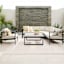 Soho Black Steel Patio 4-Piece Set
