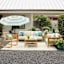 Haven Blonde Acacia Wood Patio 8-Piece Set