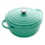 REAL SIMPLE Green Enameled Cast Iron Dutch Oven, 5qt