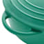 REAL SIMPLE Green Enameled Cast Iron Dutch Oven, 5qt