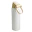 REAL SIMPLE White Stainless Steel Dual Flip Straw Lid Water Bottle, 32oz