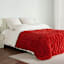 Red Sherpa Comforter, King
