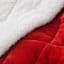 Red Sherpa Comforter, King