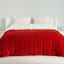 Red Sherpa Comforter, King