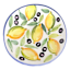 Segura Olive Hand Painted Dinner Plate, 10"