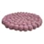 Pink Round Felt Pom Pom Trivet, 8"