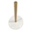 Marble & Gold Metal Paper Towel Holder, 13x6