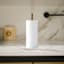 Marble & Gold Metal Paper Towel Holder, 13x6