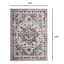 (D448) Fenix Blue & Ivory Medallion Area Rug, 9x12