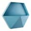 REAL SIMPLE Blue Metal Wall Storage Pocket, 16x14