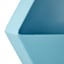 REAL SIMPLE Blue Metal Wall Storage Pocket, 16x14