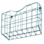 REAL SIMPLE Set of 2 Metal Wall Basket, Blue