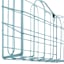 REAL SIMPLE Set of 2 Metal Wall Basket, Blue