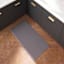 Cook N' Comfort Charcoal Chevron Anti-Fatigue Kitchen Mat, 20x39