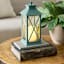 Found & Fable LED Teal Lantern, 12"