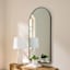 Black Arch Leaner Mirror, 24x48
