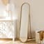 Aria Oval Gold Floor Mirror, 15x60