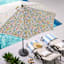 Malitta Billard Crank & Tilt Round Patio Umbrella, 9'