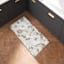 Cook N' Comfort Grey Floral Anti-Fatigue Kitchen Mat, 20x39