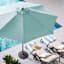 Aqua Crank & Tilt Round Patio Umbrella, 9'