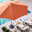 Terracotta Crank & Tilt Round Patio Umbrella, 9'