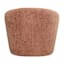 Chloe Swivel Accent Chair, Terracotta