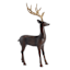 Rustic Deer with Gold Antlers, 15"