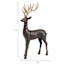 Rustic Deer with Gold Antlers, 15"