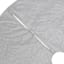 Silver Glittered Tree Skirt, 48"