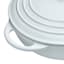 REAL SIMPLE White Enameled Cast Iron Braiser, 5qt