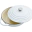 REAL SIMPLE White Enameled Cast Iron Braiser, 5qt