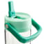 REAL SIMPLE Green Glass Carry Handle Bottle with Non-Slip Silicone Base, 32oz