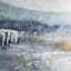 Grey & Black Abstract Canvas Wall Art, 60x40