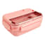 REAL SIMPLE Pink Bento Box with Utensils & Sauce Container, 44oz
