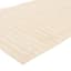 Canyon Ivory Striped Faux Fur Area Rug, 4x6